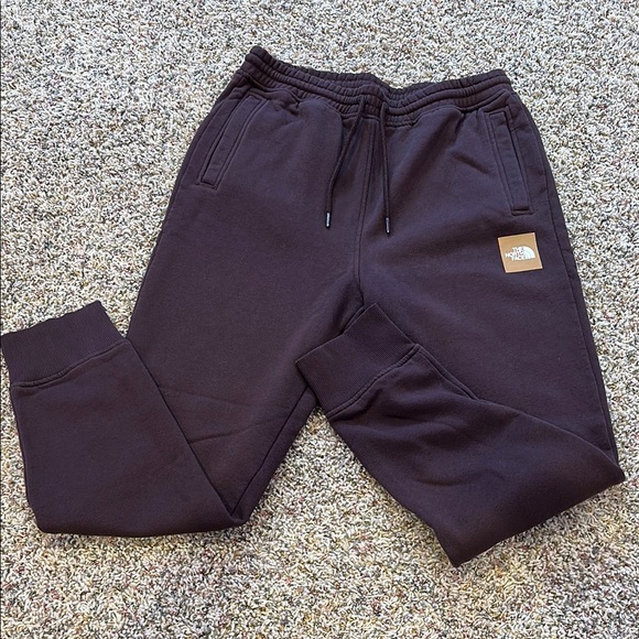 The North Face Men’s Dark Brown Fleece Joggers Size M - Picture 7 of 7